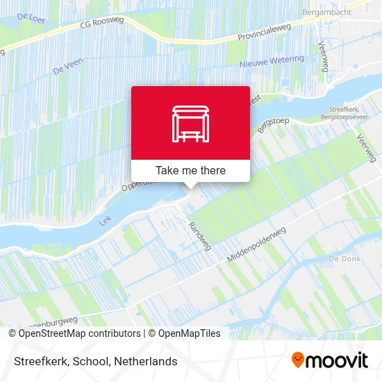 Streefkerk, School map
