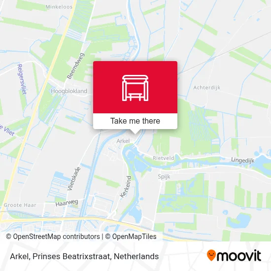 Arkel, Prinses Beatrixstraat map