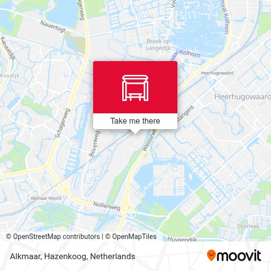 Alkmaar, Hazenkoog map