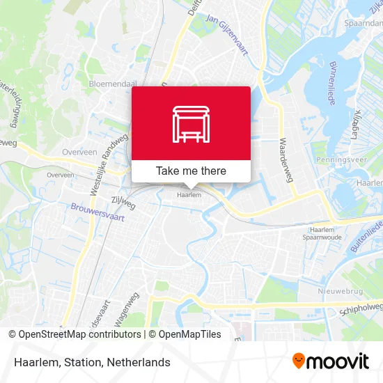 Haarlem, Station map
