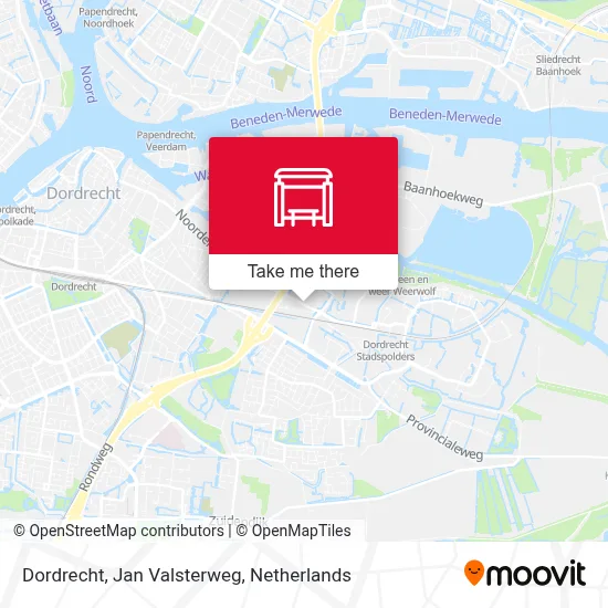 Dordrecht, Jan Valsterweg map