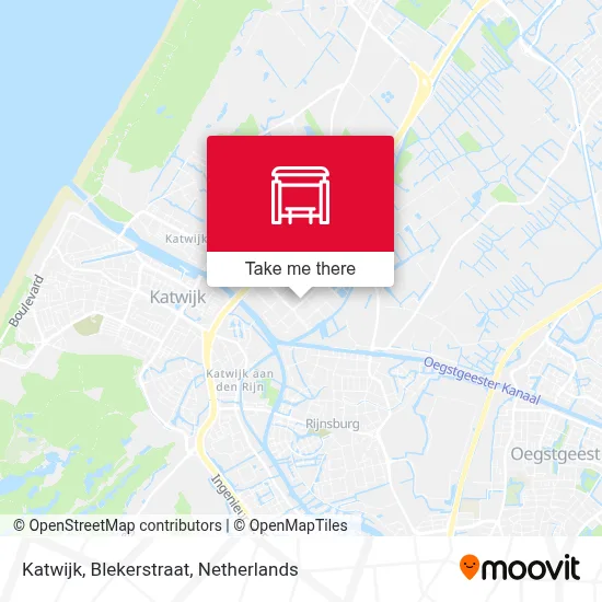 Katwijk, Blekerstraat map