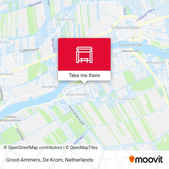 Groot-Ammers, De Krom map