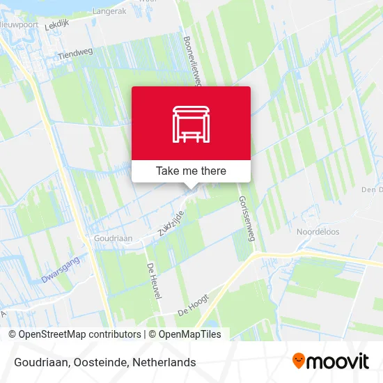 Goudriaan, Oosteinde map