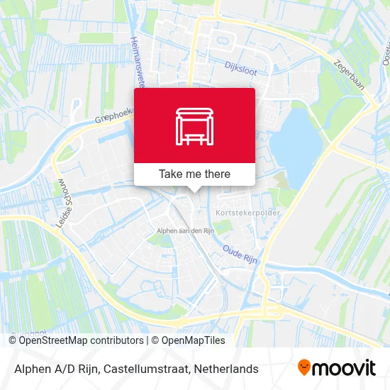 Alphen A / D Rijn, Castellumstraat map