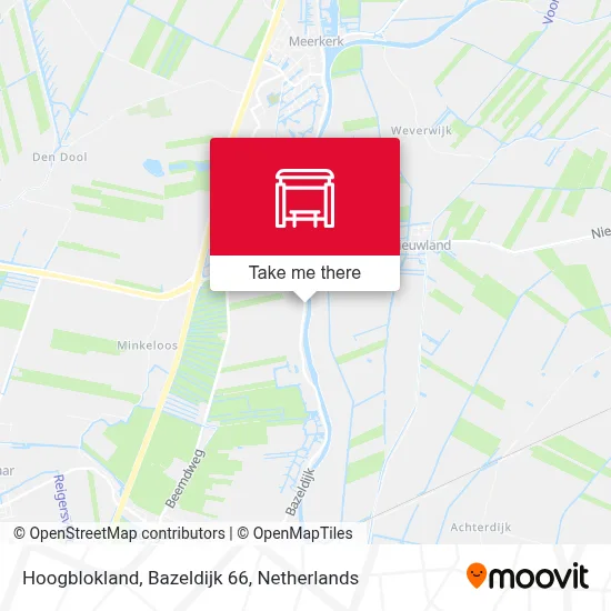 Hoogblokland, Bazeldijk 66 map