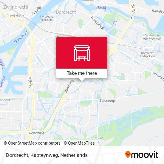Dordrecht, Kapteynweg map