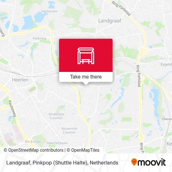 Landgraaf, Pinkpop (Shuttle Halte) map