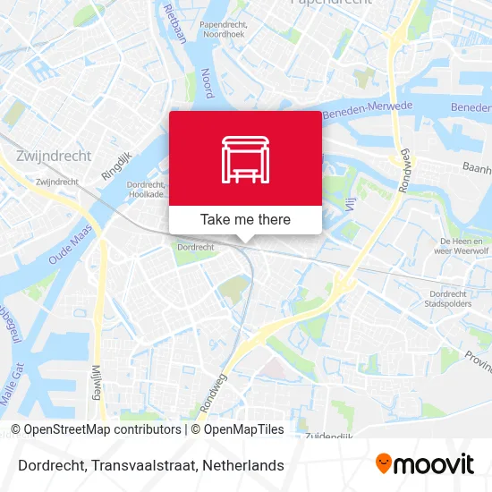 Dordrecht, Transvaalstraat map