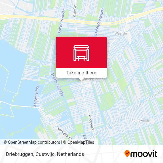 Driebruggen, Custwijc map