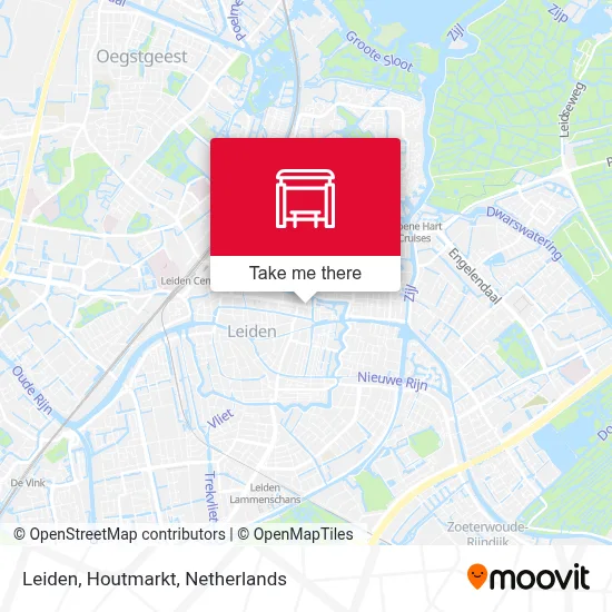 Leiden, Houtmarkt map