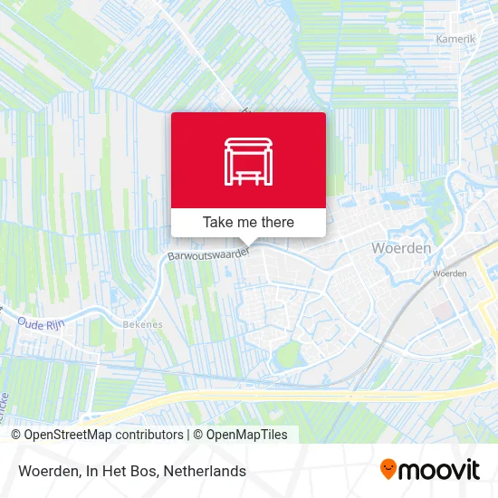 Woerden, In Het Bos map