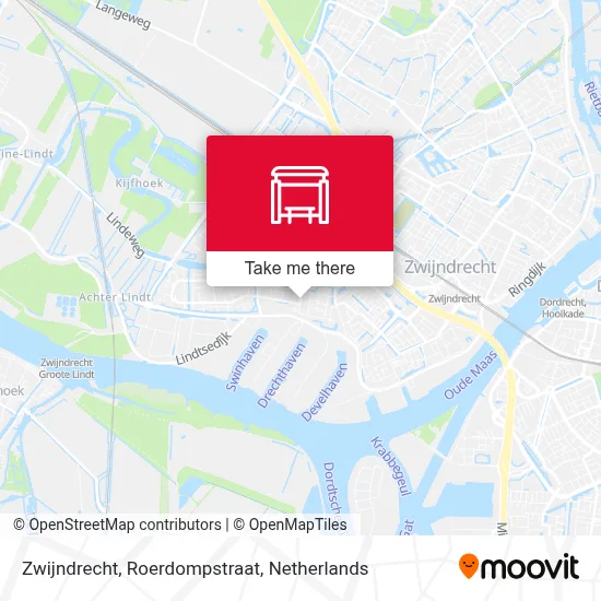Zwijndrecht, Roerdompstraat map