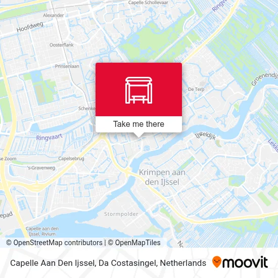 Capelle Aan Den Ijssel, Da Costasingel map