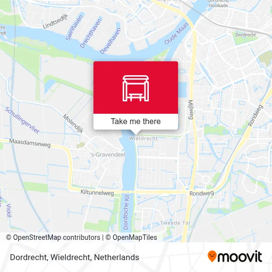 Dordrecht, Wieldrecht map