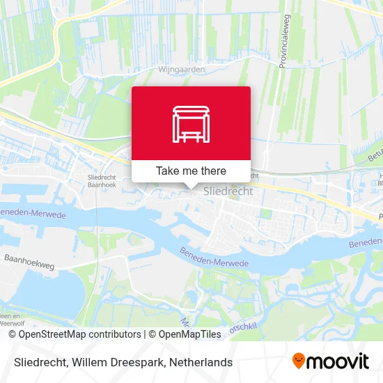 Sliedrecht, Willem Dreespark map