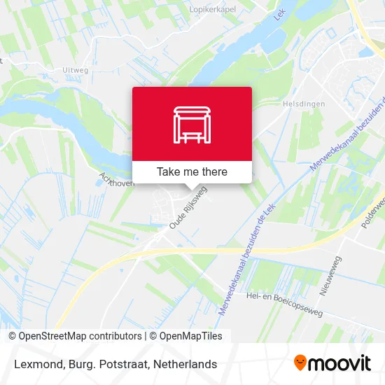 Lexmond, Burg. Potstraat map