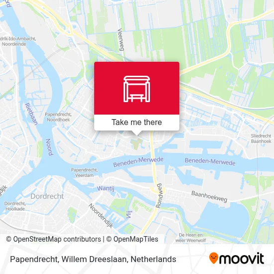 Papendrecht, Willem Dreeslaan map