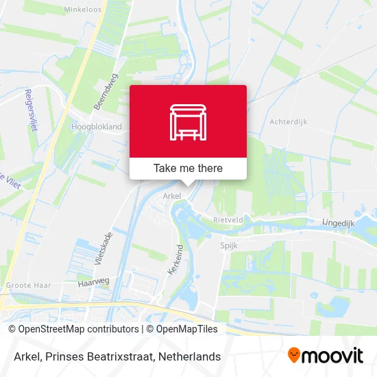 Arkel, Prinses Beatrixstraat map