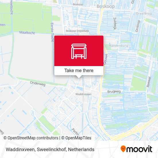Waddinxveen, Sweelinckhof map