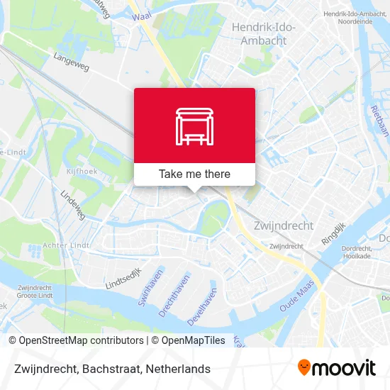 Zwijndrecht, Bachstraat map