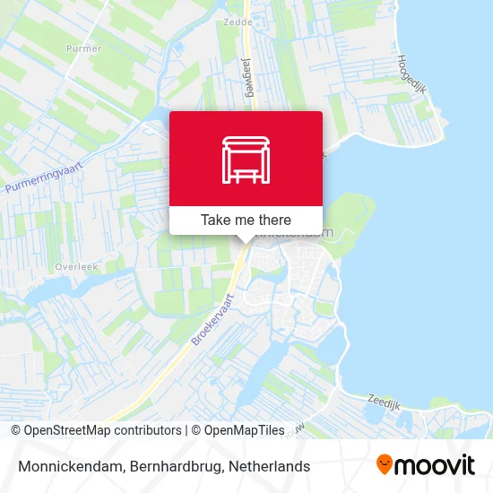 Monnickendam, Bernhardbrug map
