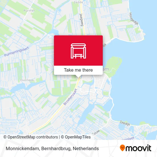 Monnickendam, Bernhardbrug map