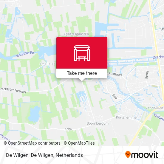 De Wilgen, De Wilgen map