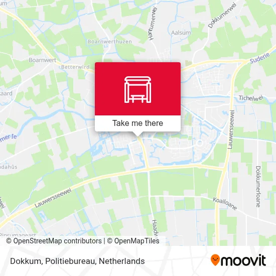 Dokkum, Politiebureau map