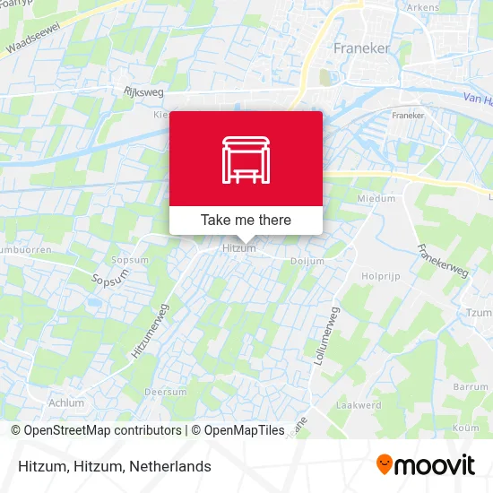 Hitzum, Hitzum Karte