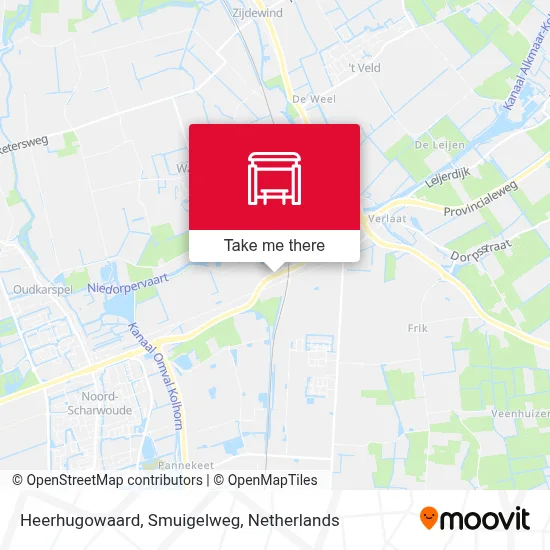 Heerhugowaard, Smuigelweg map