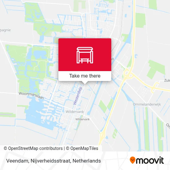 Veendam, Nijverheidsstraat map