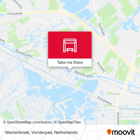 Westerbroek, Vonderpad map