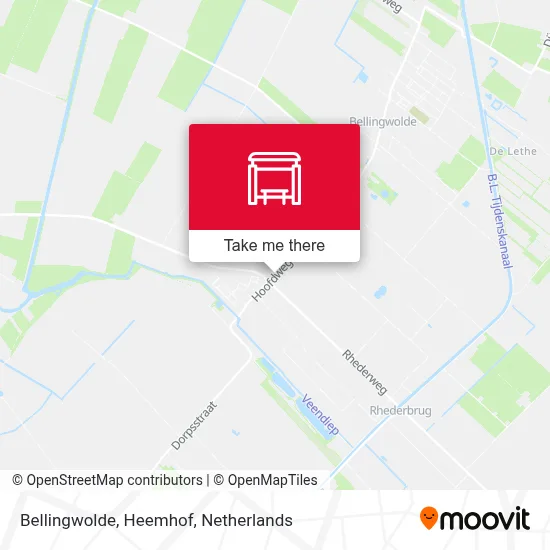 Bellingwolde, Heemhof map