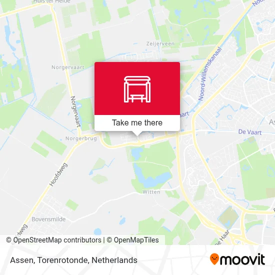 Assen, Torenrotonde map