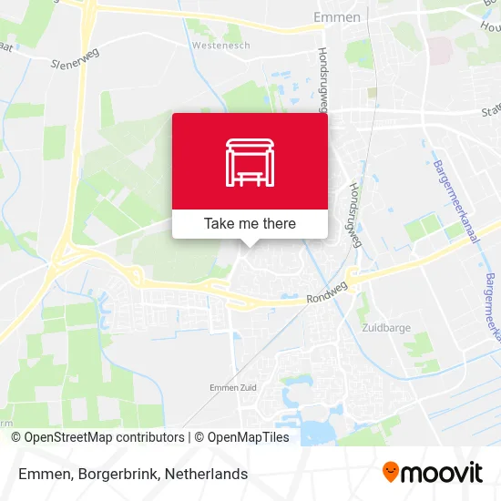 Emmen, Borgerbrink map