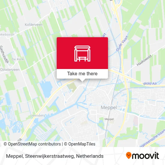 Meppel, Steenwijkerstraatweg map