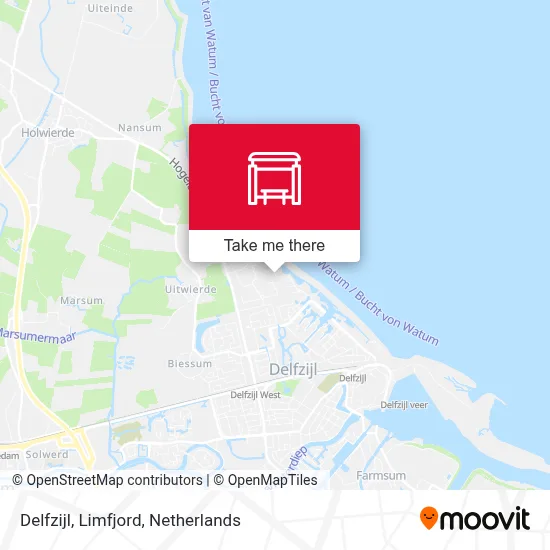 Delfzijl, Limfjord map