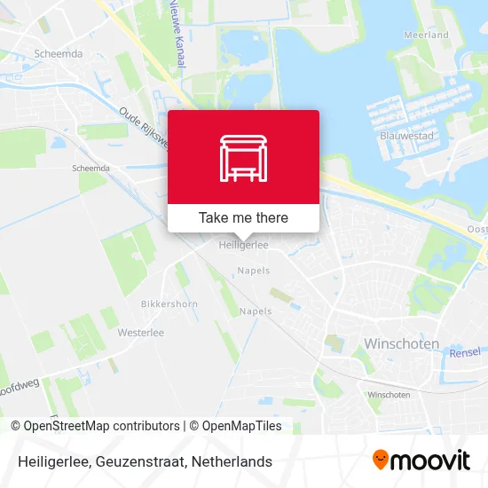 Heiligerlee, Geuzenstraat map