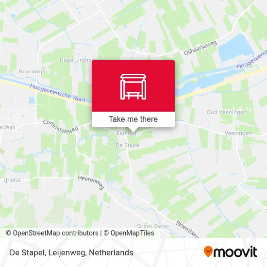De Stapel, Leijenweg map