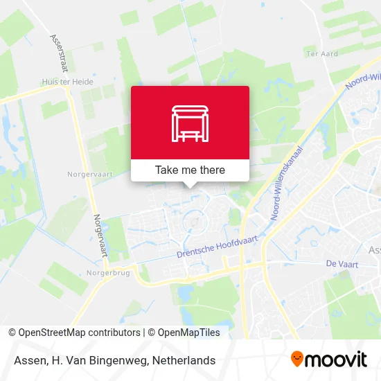 Assen, H. Van Bingenweg map