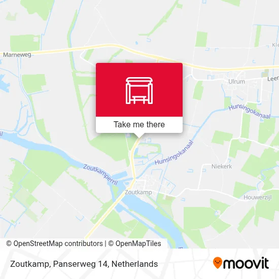 Zoutkamp, Panserweg 14 map
