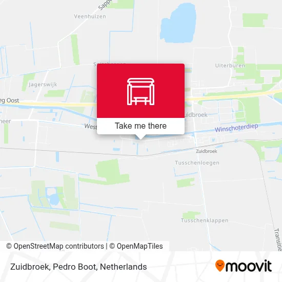 Zuidbroek, Pedro Boot map