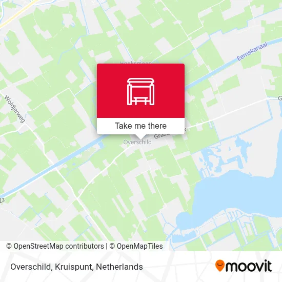 Overschild, Kruispunt map