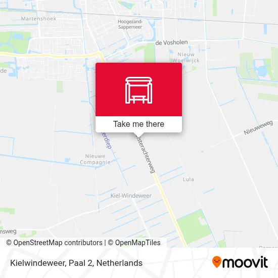 Kielwindeweer, Paal 2 map