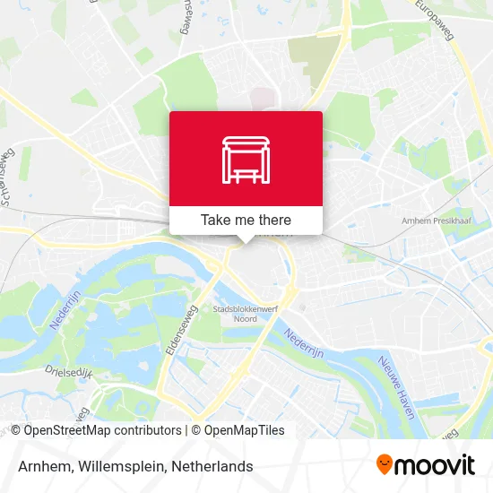 Arnhem, Willemsplein map