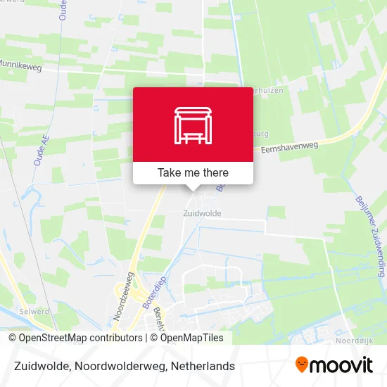 Zuidwolde, Noordwolderweg map