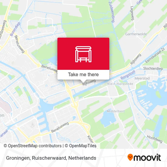 Groningen, Ruischerwaard map