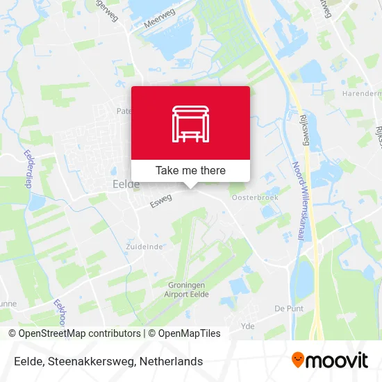 Eelde, Steenakkersweg map