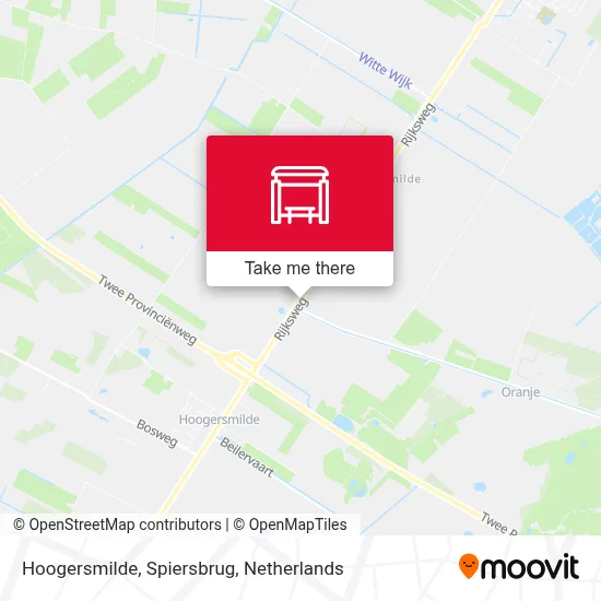Hoogersmilde, Spiersbrug map